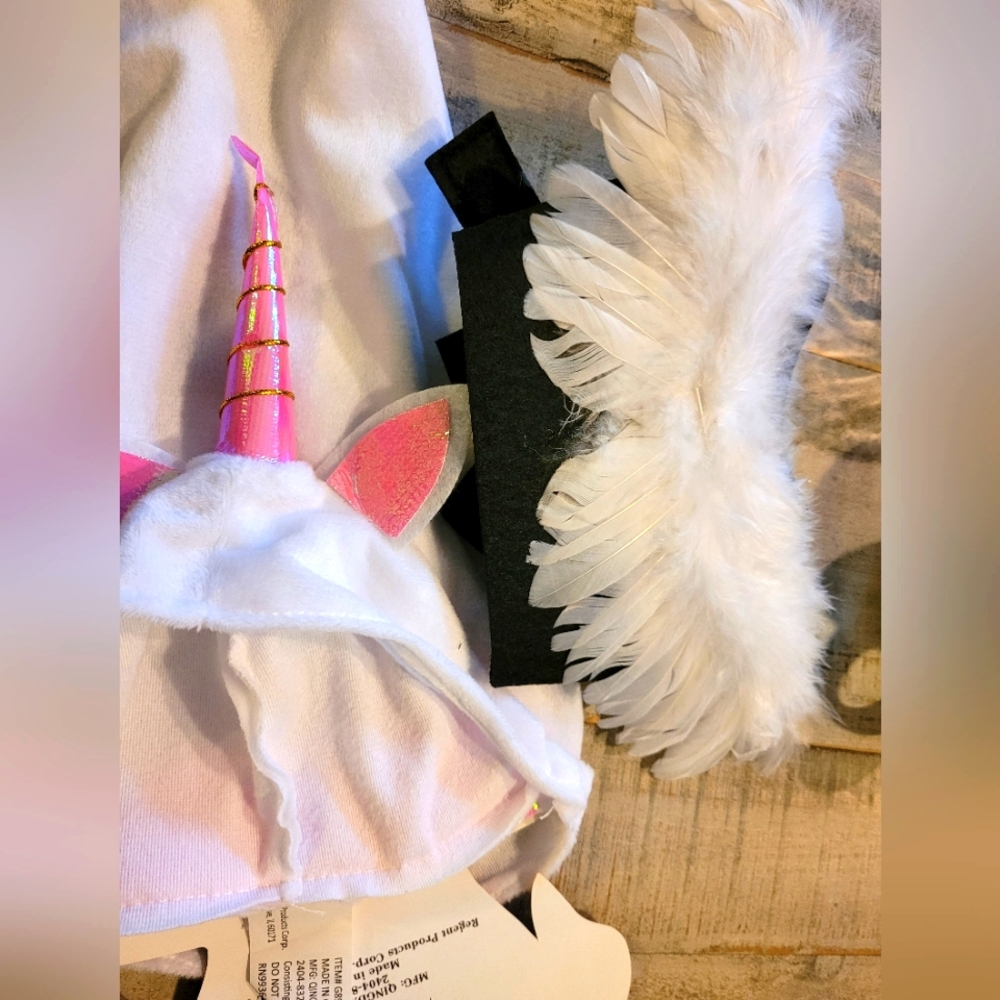 NWT Angel Wings & Unicorn Dog/Puppy Bundle, size S.